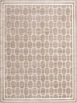 Contemporary Lunette Grid Area Rug Collection