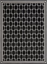 Contemporary Lunette Grid Area Rug Collection