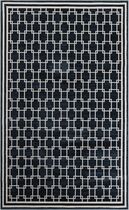 None Lunette Grid Area Rug Collection