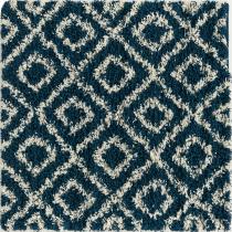 Contemporary Lattice Shag Area Rug Collection